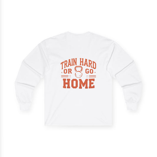 Motivational Fitness Long Sleeve Tee, Workout Shirt, Gym Apparel, Inspirational Gift, Unisex Cotton Tee