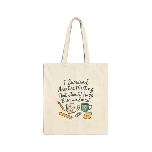 Cotton Canvas Tote Bag