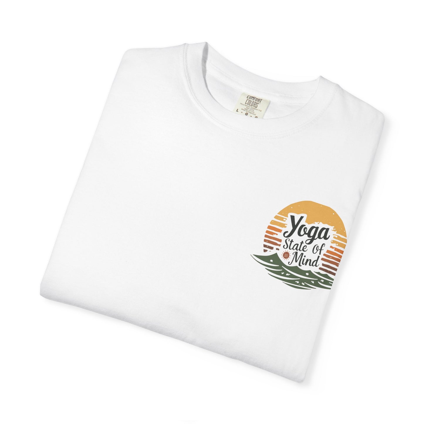 Yoga State of Mind T-Shirt, Unisex Tee for Yoga Lovers, Gift for Meditation Practitioners, Casual Wear, Beach Shirt, Relaxation Apparel