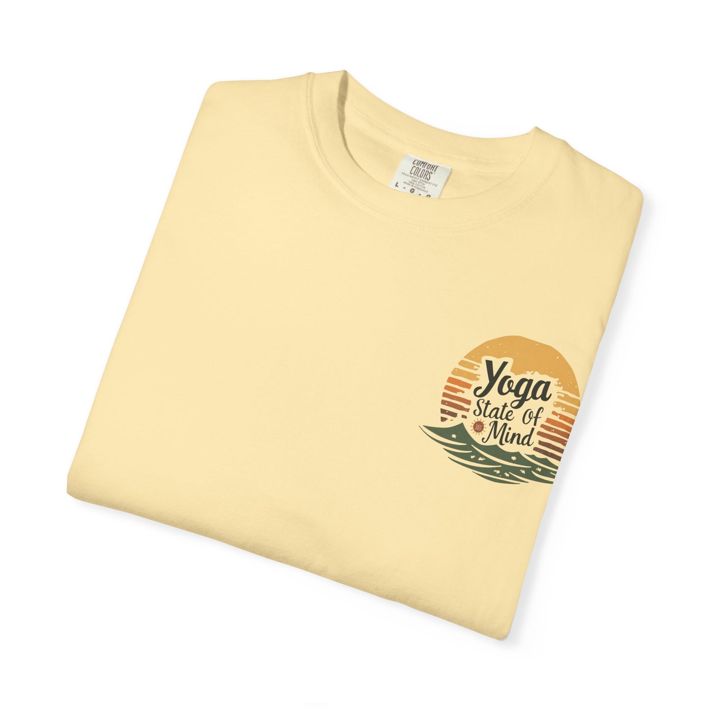 Yoga State of Mind T-Shirt, Unisex Tee for Yoga Lovers, Gift for Meditation Practitioners, Casual Wear, Beach Shirt, Relaxation Apparel